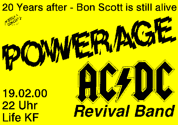 Konzertplakat 19.02.2000